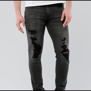 Hollister Ripped Skinny Jeans W30 x L30